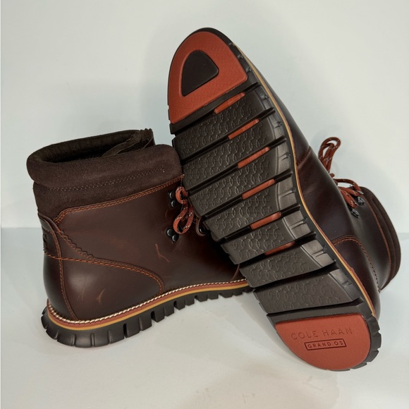 NEW - Cole Haan - Brown Men's Zerøgrand Waterproof Hiker Boot - Picture 9 of 9
